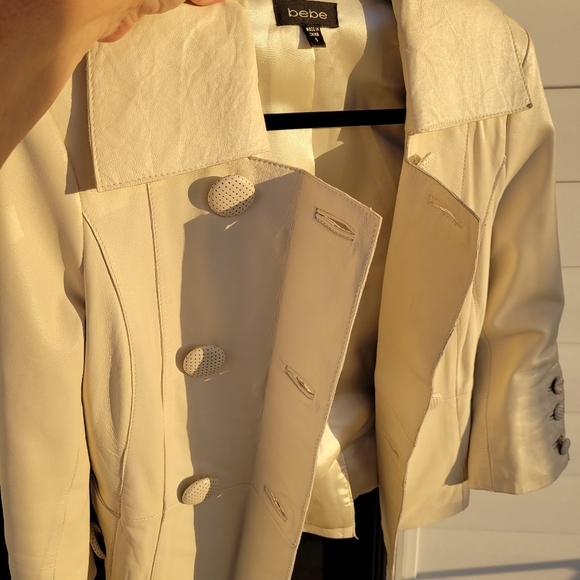 BeBe Leather Jacket size Small - Picture 6 of 8